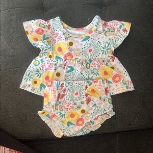 Floral Kids Outfit Set